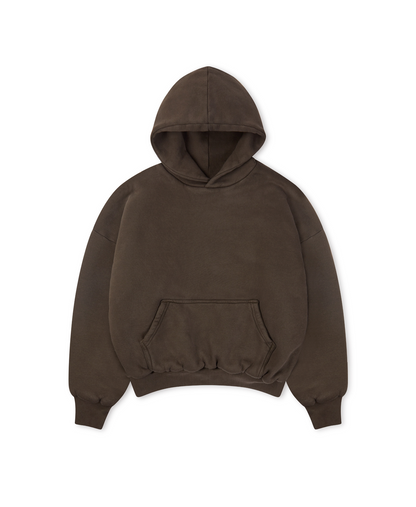 1000 GSM 'Dark Chocolate' Double Hoodie