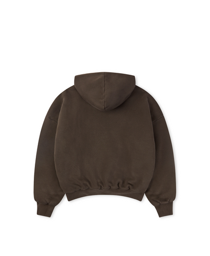 1000 GSM 'Dark Chocolate' Double Hoodie