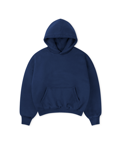 1000 GSM 'Navy Blue' Double Hoodie