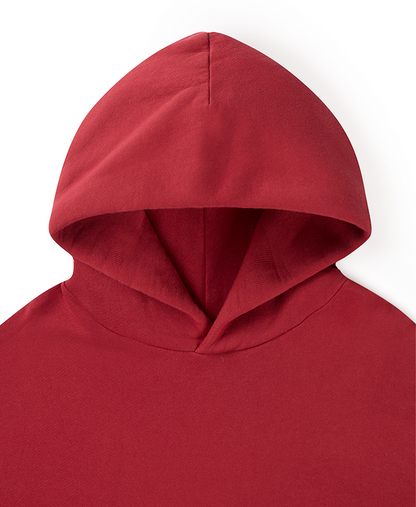 450 GSM 'Dark Red' Hoodie