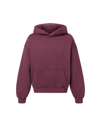 450 GSM 'Burgundy' Hoodie