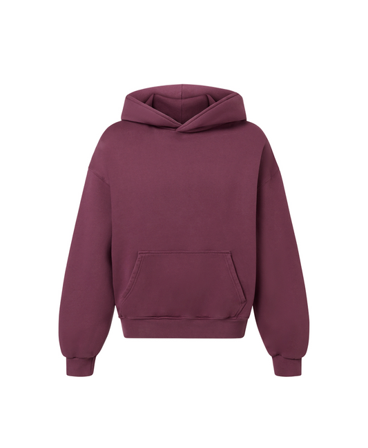 450 GSM 'Burgundy' Hoodie