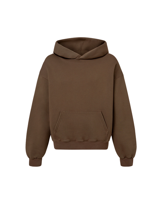 450 GSM 'Mocha Brown' Hoodie