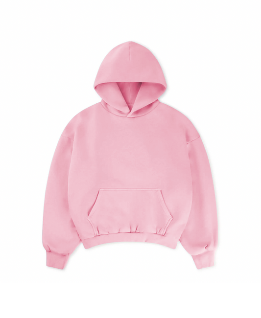 1000 GSM 'Pink Dust' Double Hoodie