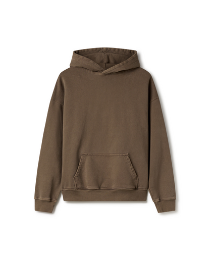 600 GSM 'Mocha Brown' Hoodie