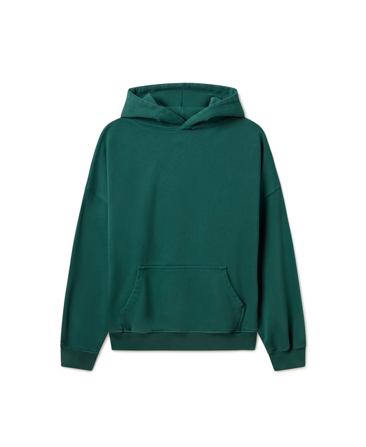 600 GSM 'British Racing Green' Hoodie