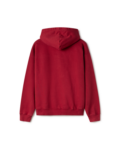 600 GSM 'Dark Red' Hoodie