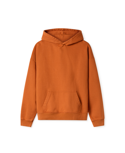 600 GSM 'Orange Rust' Hoodie