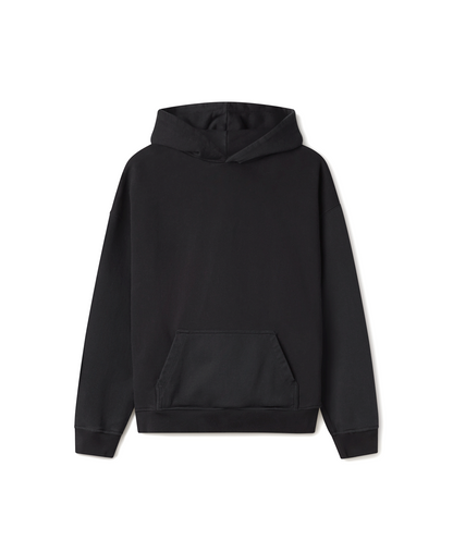 600 GSM 'Jet Black' Hoodie