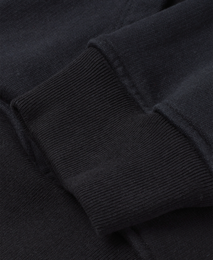 600 GSM 'Jet Black' Hoodie