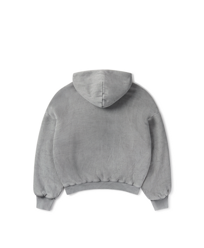 1000 GSM 'Vintage Gray' Double Hoodie