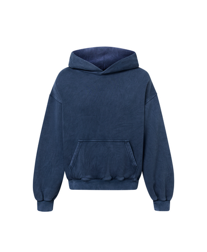 450 GSM 'Vintage Navy Blue' Hoodie