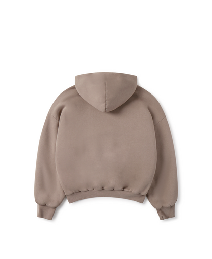 1000 GSM 'Vintage Taupe' Double Hoodie