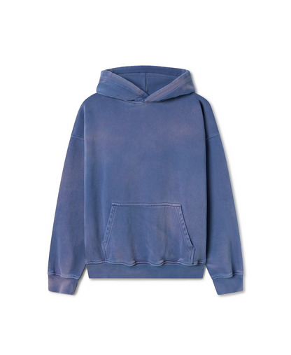 600 GSM 'Vintage Indigo' Hoodie